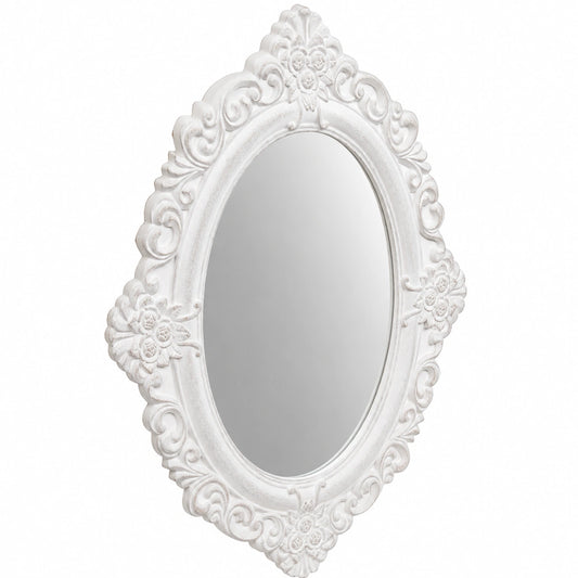 Specchio da parete lungo 50 × 58 × 2 cm - Specchio da muro - Specchio Soggiorno, Ingresso - Specchiera camera da letto Cornice in legno - Specchiera